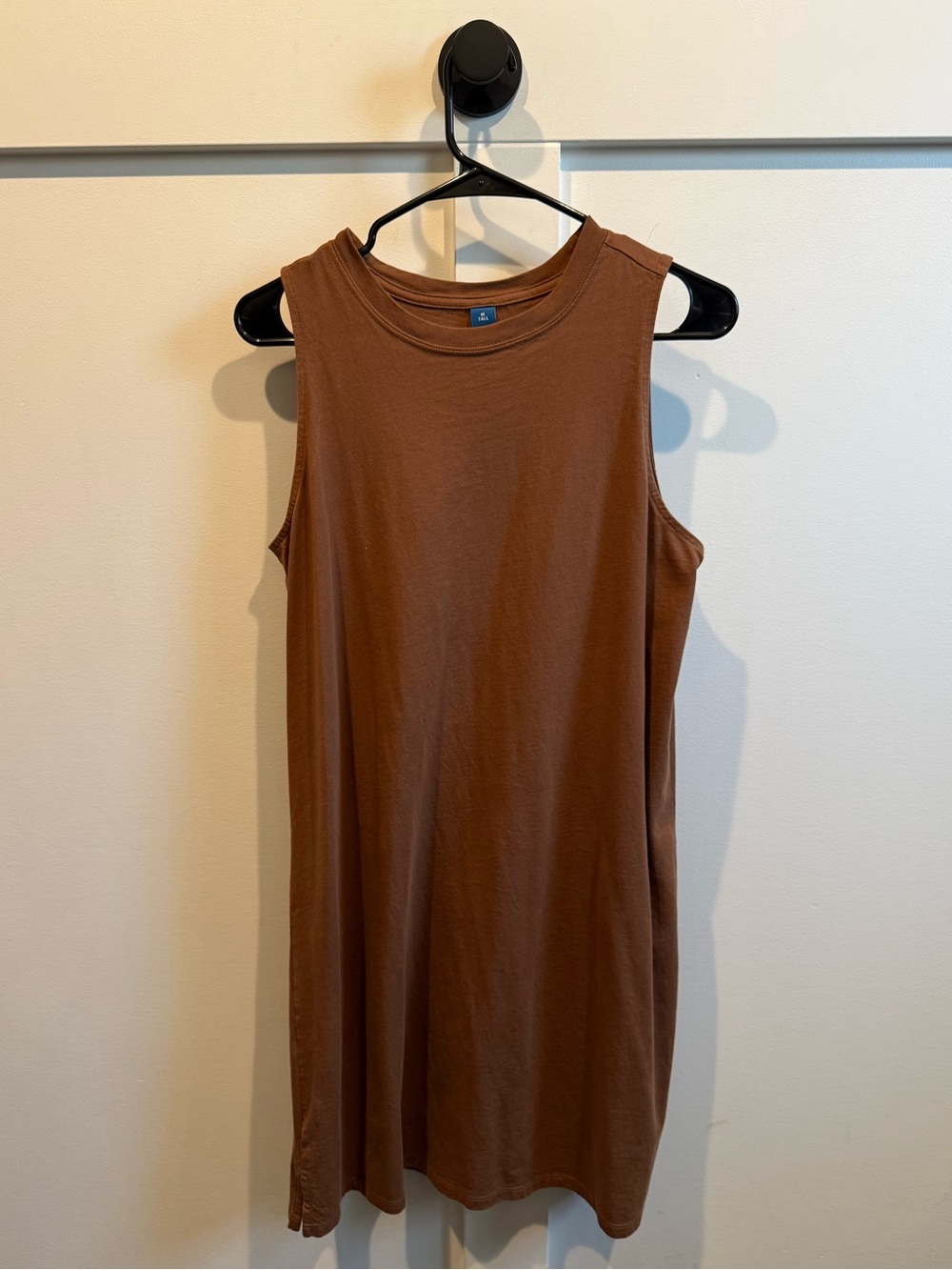 Old Navy Rust Brown Sleeveless Tank Dress - Medium Tall